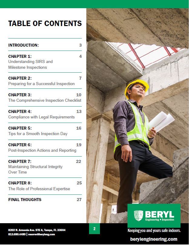 Content Outline: The Essential Checklist for Successful SIRS and Milestone Inspections
