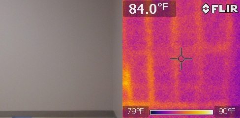 Thermal Home Imaging Inspection 3 Thermal Bridging - Lack of Insulation